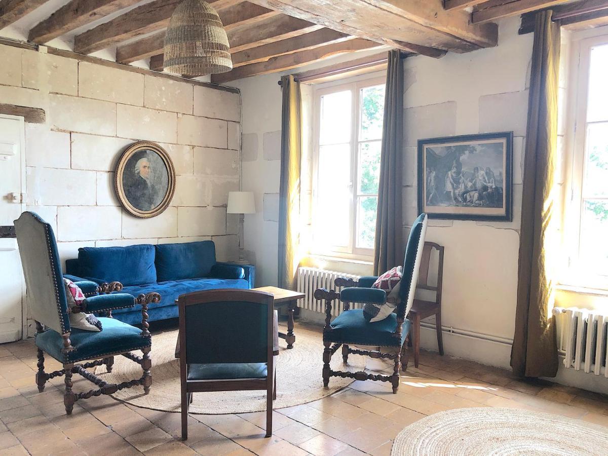 Le Charme De L'Ancien Au Calme Et A 8 Min De Chenonceaux Apartment La Croix-en-Touraine ภายนอก รูปภาพ