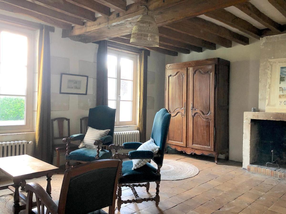 Le Charme De L'Ancien Au Calme Et A 8 Min De Chenonceaux Apartment La Croix-en-Touraine ภายนอก รูปภาพ